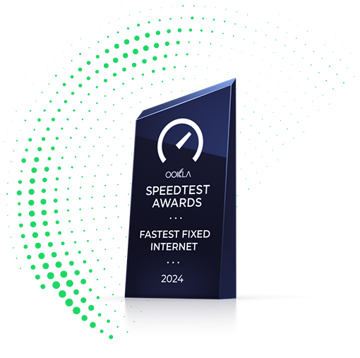 Fastest fixed internet in Switzerland by Ookla 2024